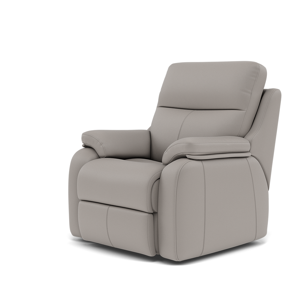 G Plan Kingsbury Recliner Armchair - Manual Recliner Chair Grade L - Manual Recliner — L842 Cambridge Grey, gallery image 3
