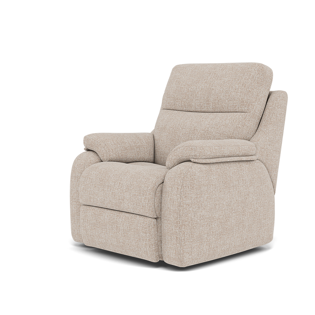 G Plan Kingsbury Recliner Armchair - Manual Recliner Chair Grade W - Manual Recliner — W002 Loom Shale, gallery image 3