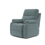 G Plan Kingsbury Recliner Armchair - Power Recliner Chair Headrest + Lumber with USB Grade B - Power with Power Headrest, Lumbar & USB — B925 Waffle Marine, gallery image 3