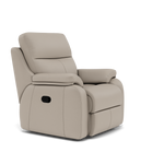 G Plan Kingsbury Recliner Armchair - Power Recliner Chair Headrest + Lumber with USB Grade H - Power with Power Headrest, Lumbar & USB — H002 Oxford Putty, gallery image 1