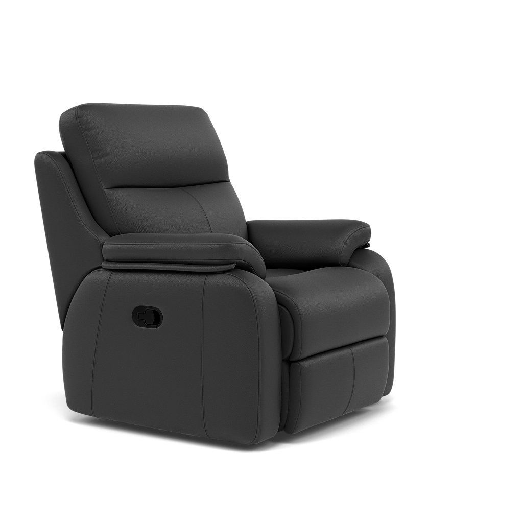 G Plan Kingsbury Recliner Armchair - Power Recliner Chair Headrest + Lumber with USB Grade L - Power with Power Headrest, Lumbar & USB — L852 Cambridge Petrol Blue, gallery image 1
