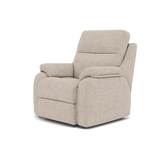 G Plan Kingsbury Recliner Armchair - Power Recliner Chair Headrest + Lumber with USB Grade W - Power with Power Headrest, Lumbar & USB — W002 Loom Shale, gallery image 3