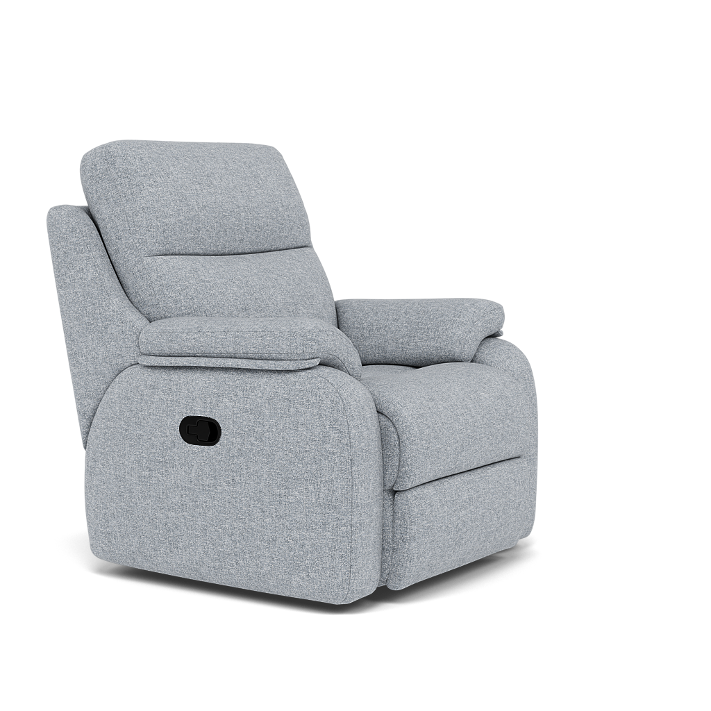 G Plan Kingsbury Recliner Armchair - Power Recliner Chair with USB Grade B - Power Recliner with USB — B932 Beach Duck Egg, gallery image 1