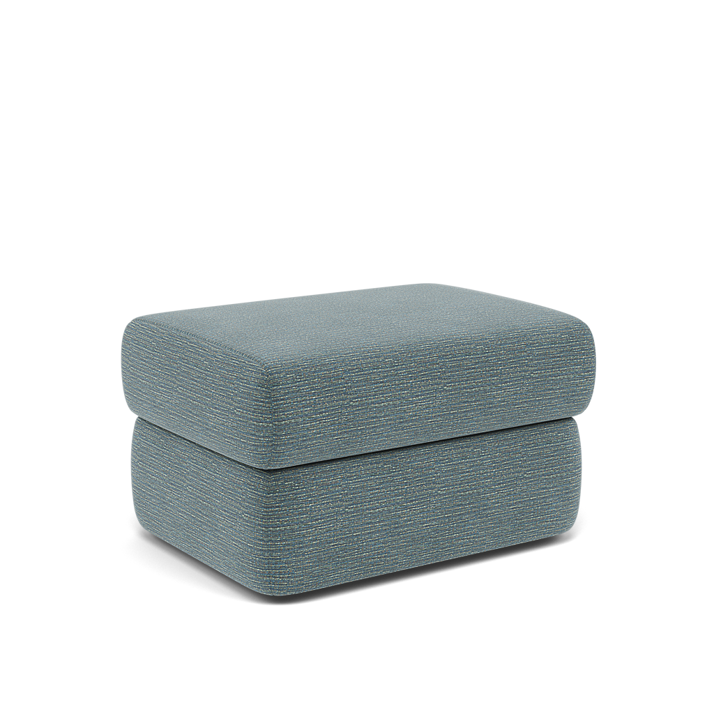 G Plan Kingsbury Storage Footstool - Storage Footstool Grade B — B925 Waffle Marine, gallery image 1
