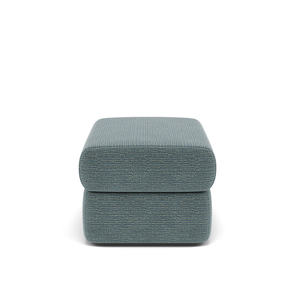 G Plan Kingsbury Storage Footstool - Storage Footstool Grade B — B925 Waffle Marine, gallery image 2