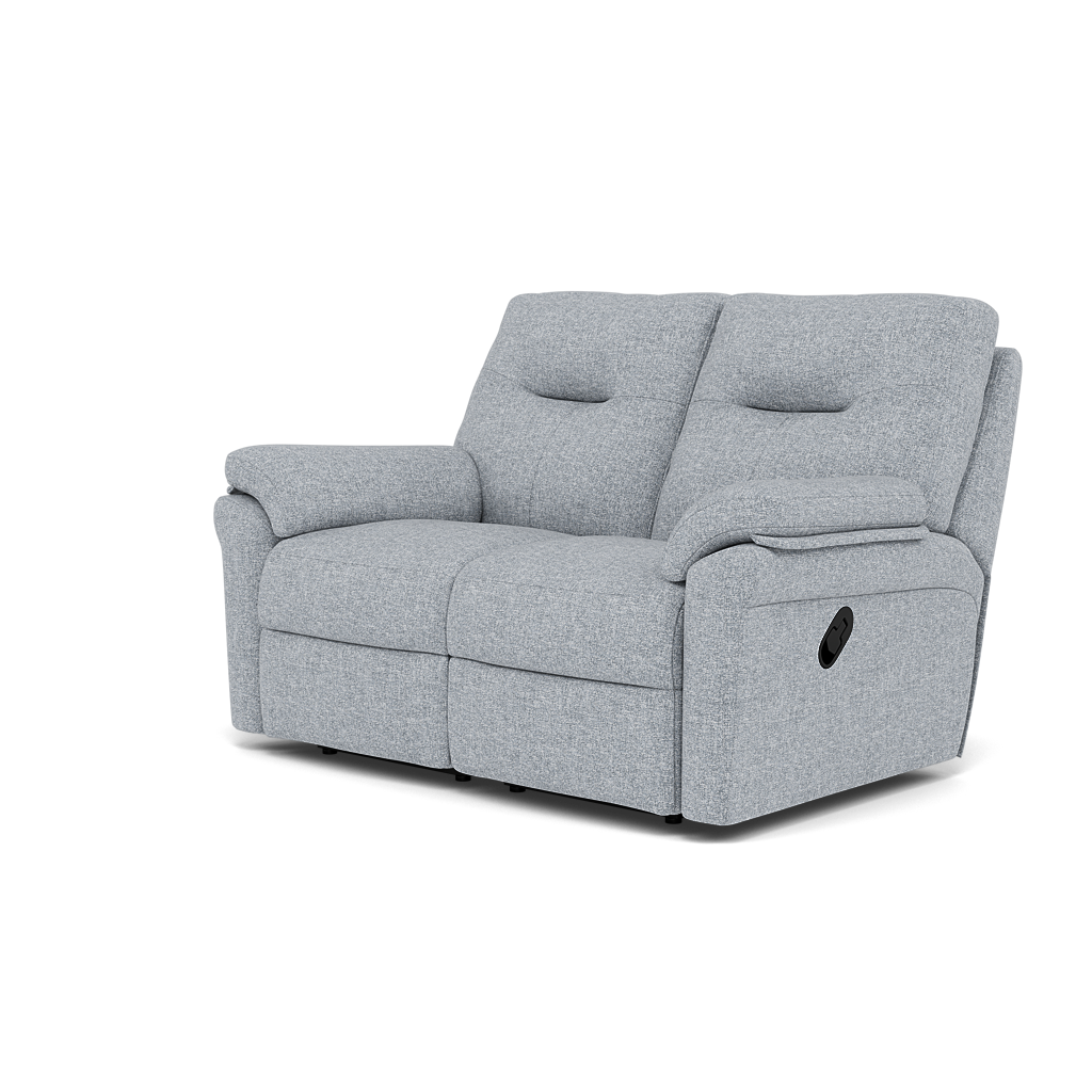 G Plan Seattle 2 Seater Recliner Sofa - 2 Seater Manual Double Recliner Grade B - Manual Recliner — B932 Beach Duck Egg, gallery image 3