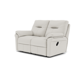 G Plan Seattle 2 Seater Recliner Sofa - 2 Seater Manual Double Recliner Grade L - Manual Recliner — L840 Cambridge Chalk, gallery image 3