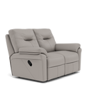 G Plan Seattle 2 Seater Recliner Sofa - 2 Seater Manual Double Recliner Grade L - Manual Recliner — L842 Cambridge Grey, gallery image 1