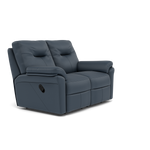 G Plan Seattle 2 Seater Recliner Sofa - 2 Seater Manual Double Recliner Grade L - Manual Recliner — L851 Cambridge Navy, gallery image 1