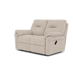 G Plan Seattle 2 Seater Recliner Sofa - 2 Seater Manual Double Recliner Grade W - Manual Recliner — W002 Loom Shale, gallery image 3