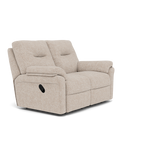 G Plan Seattle 2 Seater Recliner Sofa - 2 Seater Manual Double Recliner Grade W - Manual Recliner — W002 Loom Shale, gallery image 1