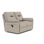 G Plan Seattle 2 Seater Recliner Sofa - 2 Seater Power Double Recliner with USB Grade H - Power Recliner with USB — H002 Oxford Putty, gallery image 1