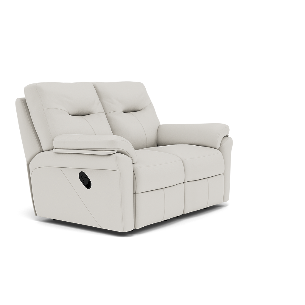 G Plan Seattle 2 Seater Recliner Sofa - 2 Seater Power Double Recliner with USB Grade L - Power Recliner with USB — L840 Cambridge Chalk, gallery image 1