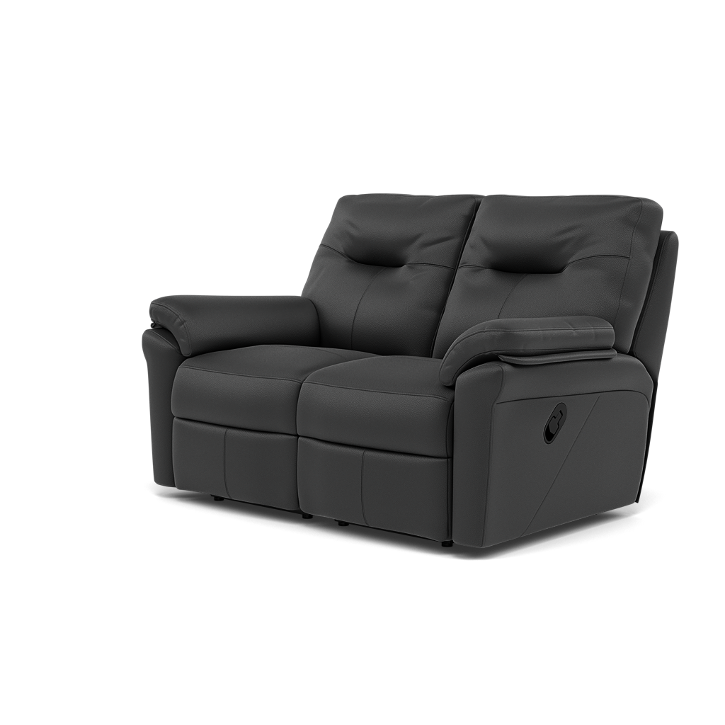 G Plan Seattle 2 Seater Recliner Sofa - 2 Seater Power Double Recliner with USB Grade L - Power Recliner with USB — L852 Cambridge Petrol Blue, gallery image 3
