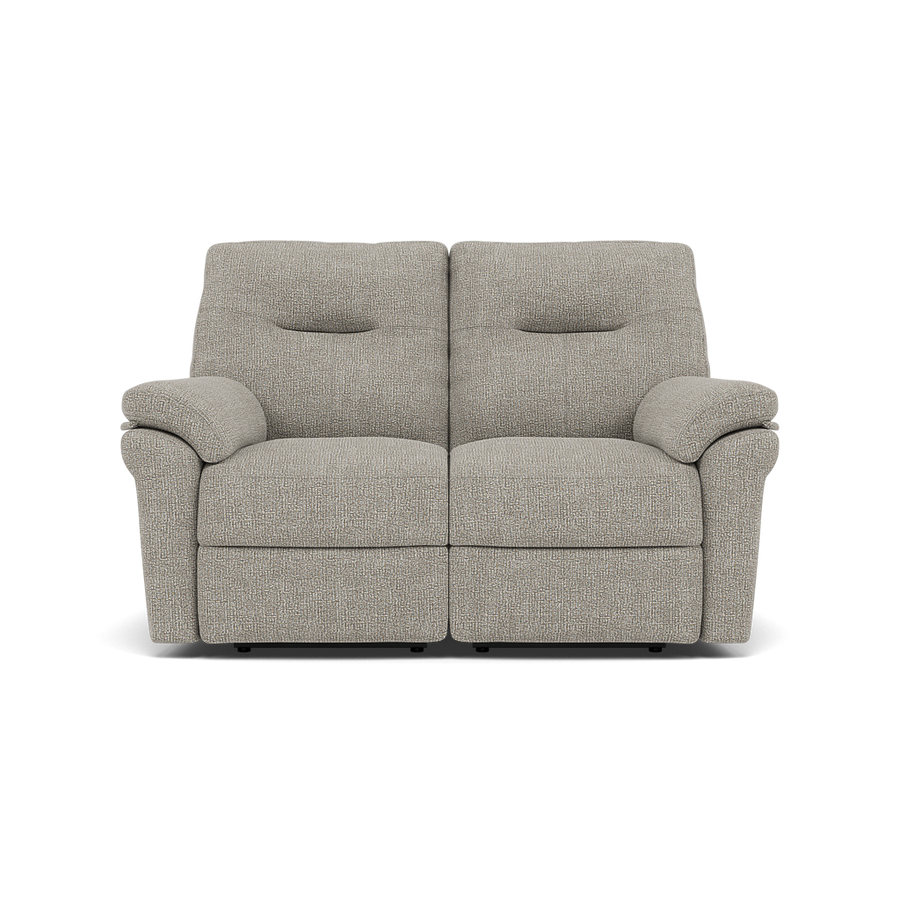 G Plan Seattle 2 Seater Recliner Sofa - 2 Seater Power Double Recliner with USB Grade W - Power Recliner with USB Sterling Home W001 Loom Smoke 1