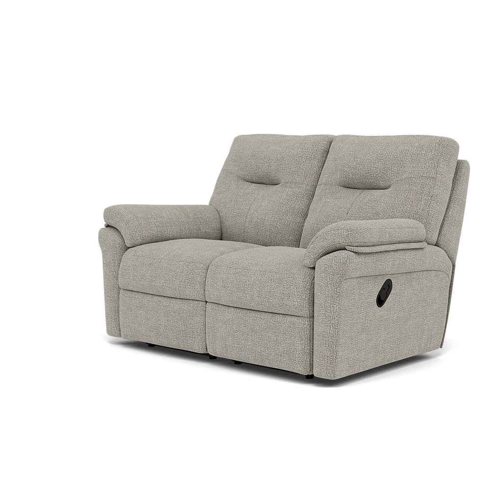 G Plan Seattle 2 Seater Recliner Sofa - 2 Seater Power Double Recliner with USB Grade W - Power Recliner with USB — W001 Loom Smoke, gallery image 3