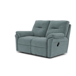 G Plan Seattle 2 Seater Recliner Sofa - 2 Seater Power Double Recliner with USB & Lumbar Grade B - Power Recliner with Lumbar Support & USB — B925 Waffle Marine, gallery image 3