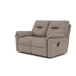 G Plan Seattle 2 Seater Recliner Sofa - 2 Seater Power Double Recliner with USB & Lumbar Grade H - Power Recliner with Lumbar Support & USB — H001 Oxford Mushroom, gallery image 3
