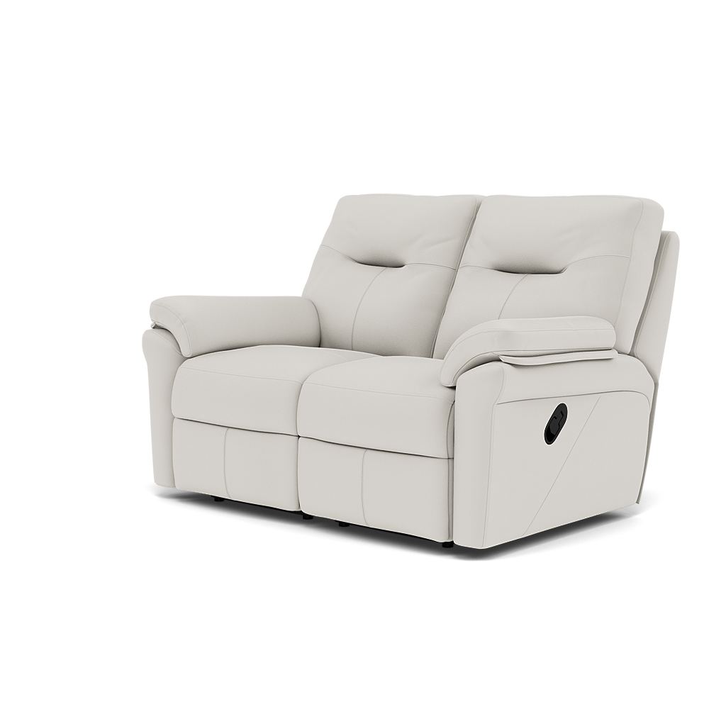 G Plan Seattle 2 Seater Recliner Sofa - 2 Seater Power Double Recliner with USB & Lumbar Grade L - Power Recliner with Lumbar Support & USB — L840 Cambridge Chalk, gallery image 3
