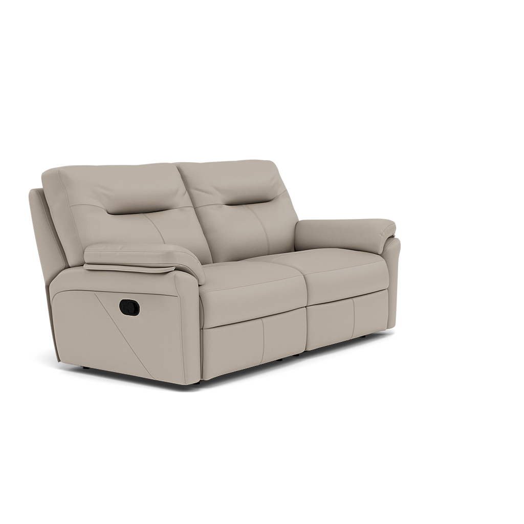 G Plan Seattle 3 Seater Recliner Sofa - 3 Seater Manual Double Recliner Grade H - Manual Recliner — H002 Oxford Putty, gallery image 1