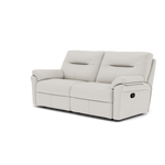 G Plan Seattle 3 Seater Recliner Sofa - 3 Seater Manual Double Recliner Grade L - Manual Recliner — L840 Cambridge Chalk, gallery image 3