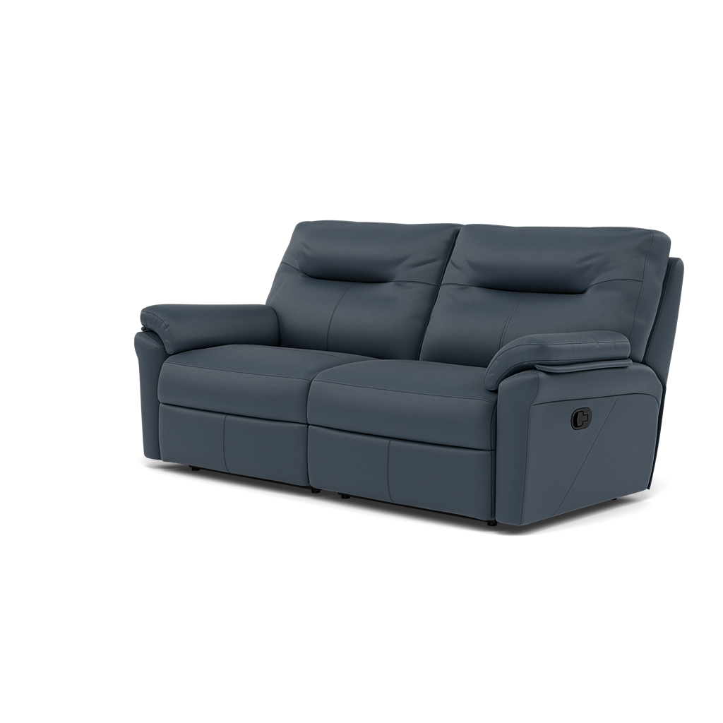 G Plan Seattle 3 Seater Recliner Sofa - 3 Seater Manual Double Recliner Grade L - Manual Recliner — L851 Cambridge Navy, gallery image 3