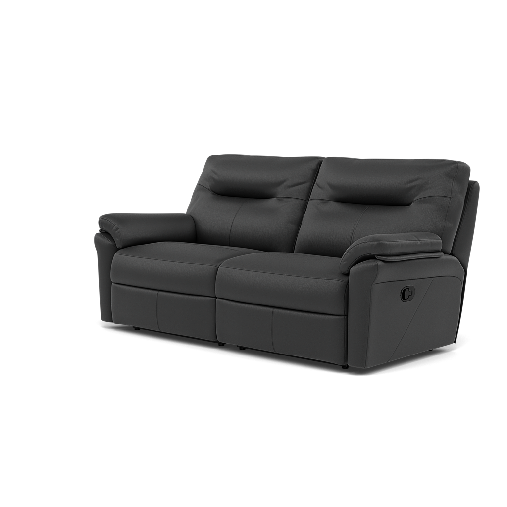 G Plan Seattle 3 Seater Recliner Sofa - 3 Seater Manual Double Recliner Grade L - Manual Recliner — L852 Cambridge Petrol Blue, gallery image 3