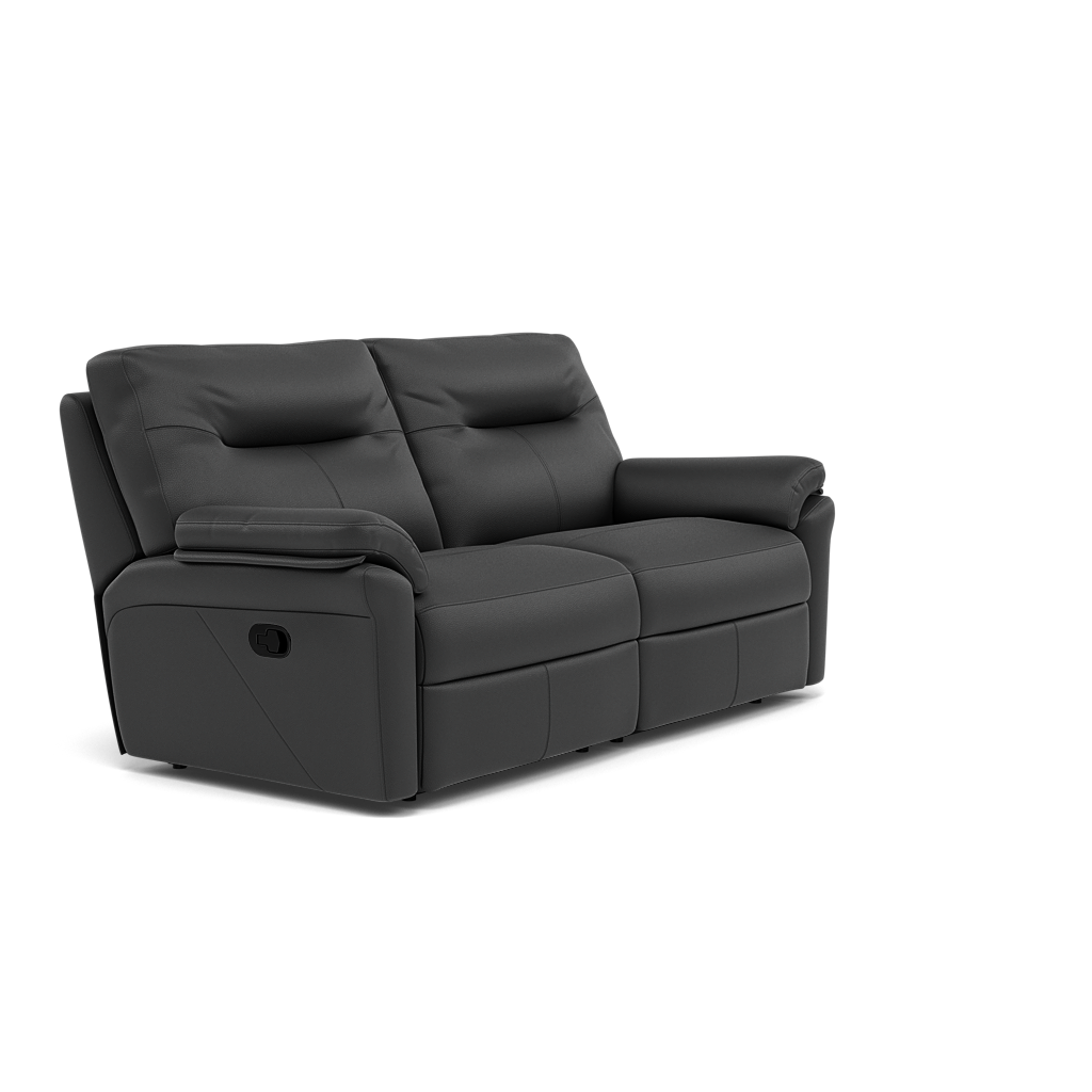 G Plan Seattle 3 Seater Recliner Sofa - 3 Seater Manual Double Recliner Grade L - Manual Recliner — L852 Cambridge Petrol Blue, gallery image 1