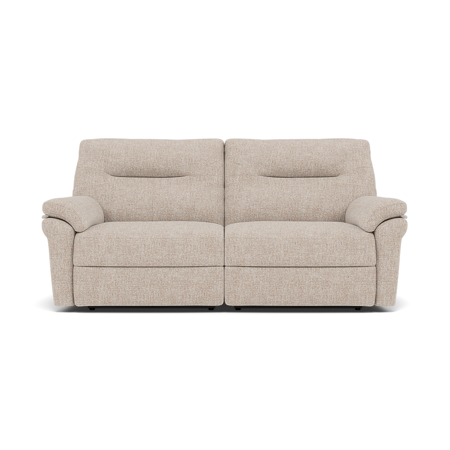 G Plan Seattle 3 Seater Recliner Sofa - 3 Seater Manual Double Recliner Grade W - Manual Recliner Sterling Home W002 Loom Shale 2