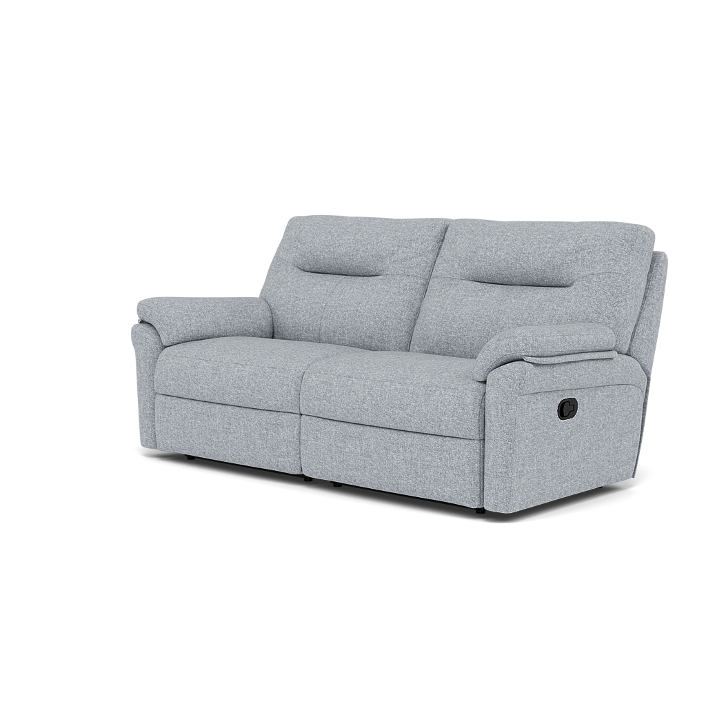 G Plan Seattle 3 Seater Recliner Sofa - 3 Seater Power Double Recliner with USB Grade B - Power Recliner with USB — B932 Beach Duck Egg, gallery image 3