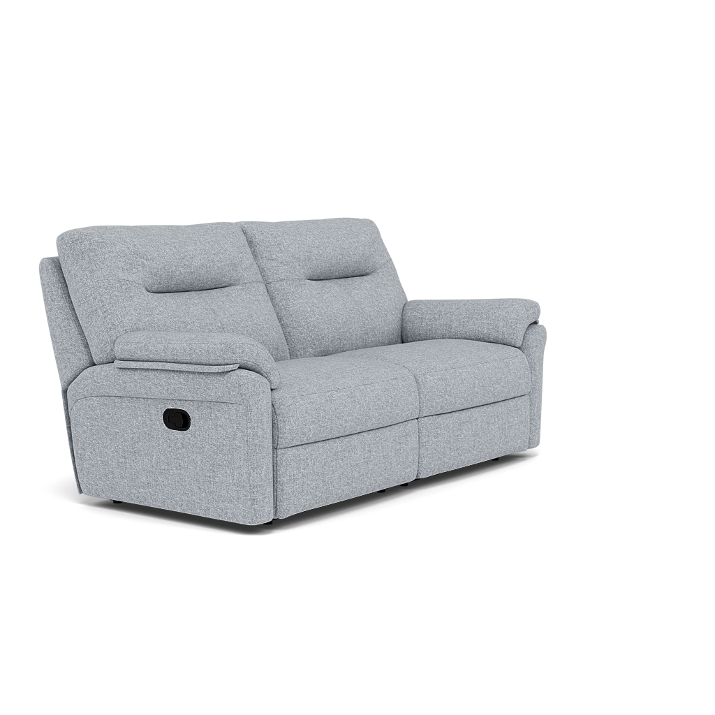 G Plan Seattle 3 Seater Recliner Sofa - 3 Seater Power Double Recliner with USB Grade B - Power Recliner with USB — B932 Beach Duck Egg, gallery image 1