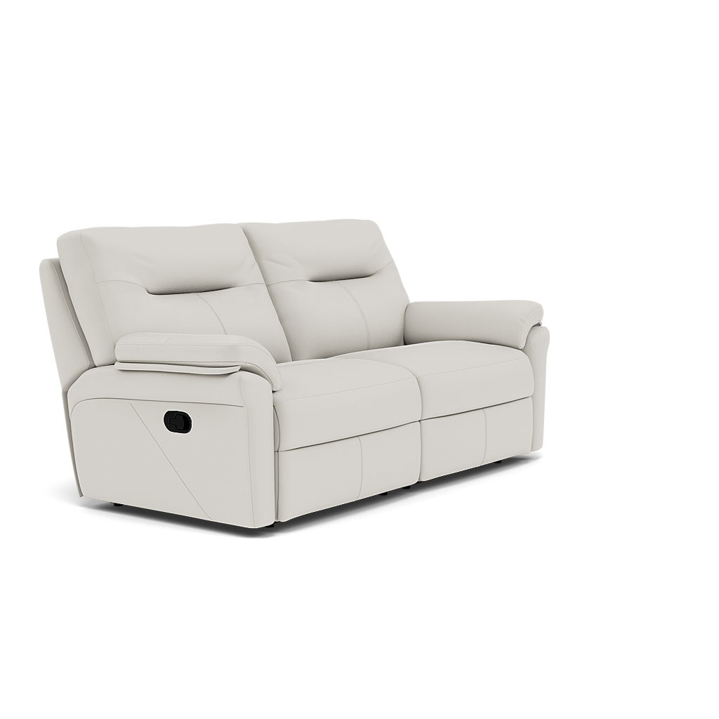 G Plan Seattle 3 Seater Recliner Sofa - 3 Seater Power Double Recliner with USB Grade L - Power Recliner with USB — L840 Cambridge Chalk, gallery image 1