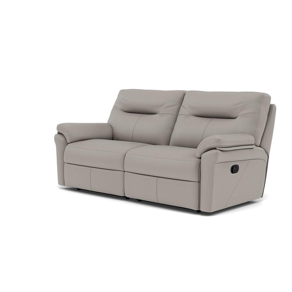 G Plan Seattle 3 Seater Recliner Sofa - 3 Seater Power Double Recliner with USB Grade L - Power Recliner with USB — L842 Cambridge Grey, gallery image 3