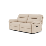 G Plan Seattle 3 Seater Recliner Sofa - 3 Seater Power Double Recliner with USB Grade L - Power Recliner with USB — L843 Cambridge Stone, gallery image 3