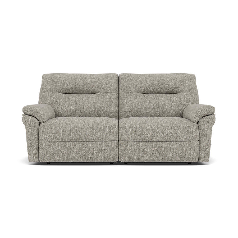 G Plan Seattle 3 Seater Recliner Sofa - 3 Seater Power Double Recliner with USB Grade W - Power Recliner with USB Sterling Home W001 Loom Smoke 1