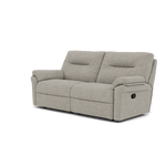 G Plan Seattle 3 Seater Recliner Sofa - 3 Seater Power Double Recliner with USB Grade W - Power Recliner with USB — W001 Loom Smoke, gallery image 3