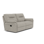G Plan Seattle 3 Seater Recliner Sofa - 3 Seater Power Double Recliner with USB Grade W - Power Recliner with USB — W001 Loom Smoke, gallery image 1