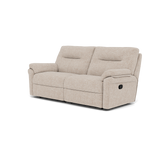 G Plan Seattle 3 Seater Recliner Sofa - 3 Seater Power Double Recliner with USB Grade W - Power Recliner with USB — W002 Loom Shale, gallery image 3