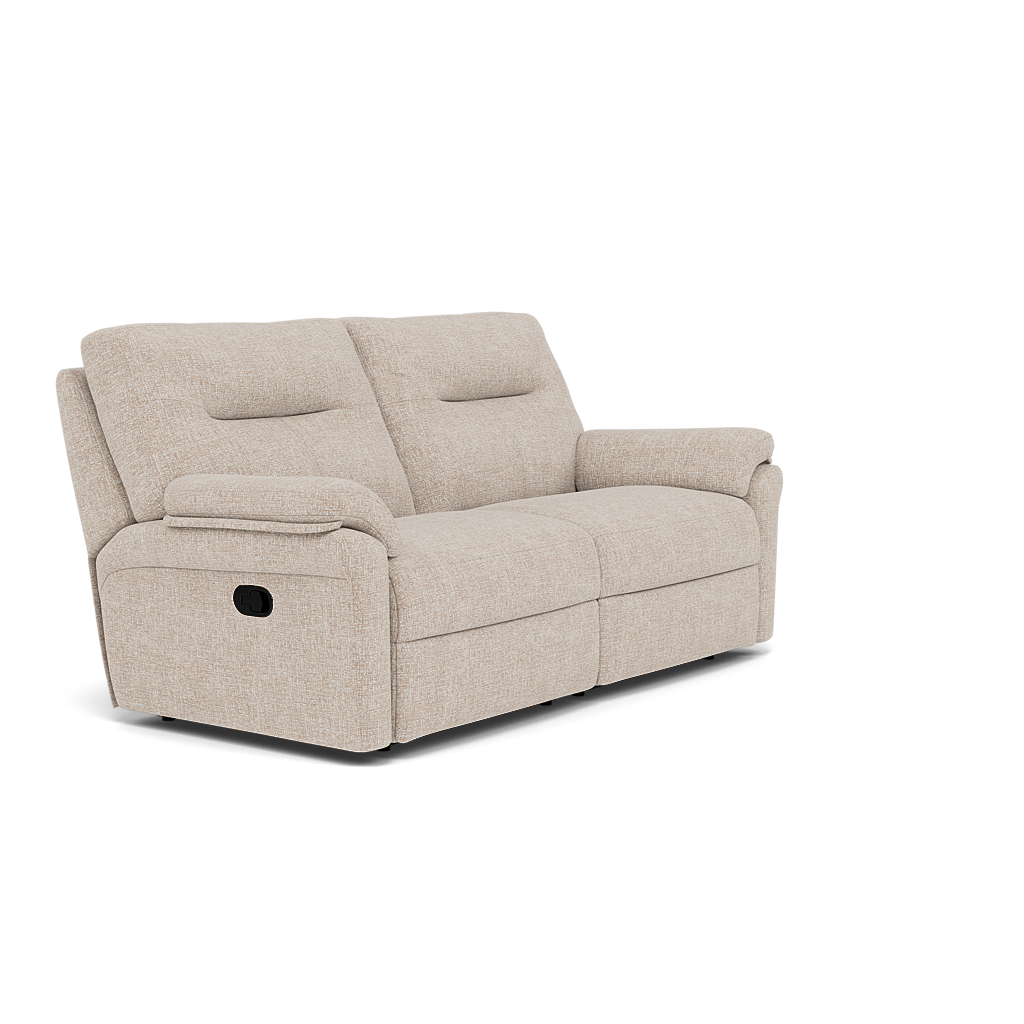 G Plan Seattle 3 Seater Recliner Sofa - 3 Seater Power Double Recliner with USB Grade W - Power Recliner with USB — W002 Loom Shale, gallery image 1