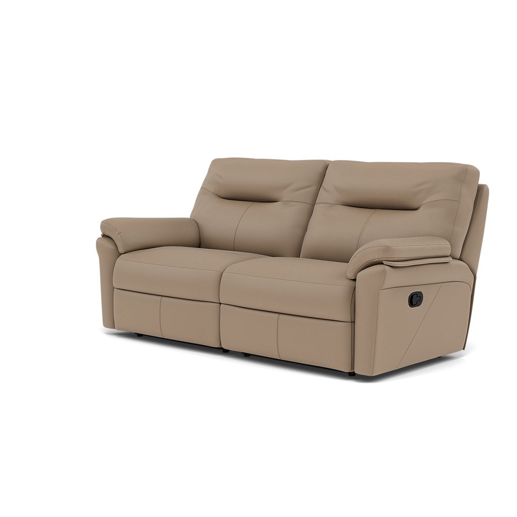 G Plan Seattle 3 Seater Recliner Sofa - 3 Seater Power Double Recliner with USB & Lumbar Grade L - Power Recliner with Lumbar Support & USB — L846 Cambridge Taupe, gallery image 3