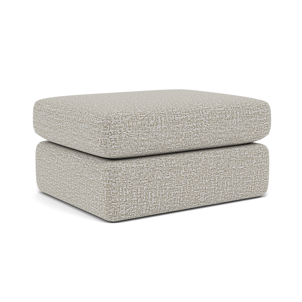 G Plan Seattle Footstool - Footstool Grade B — B102 Shore Oatmeal, gallery image 1