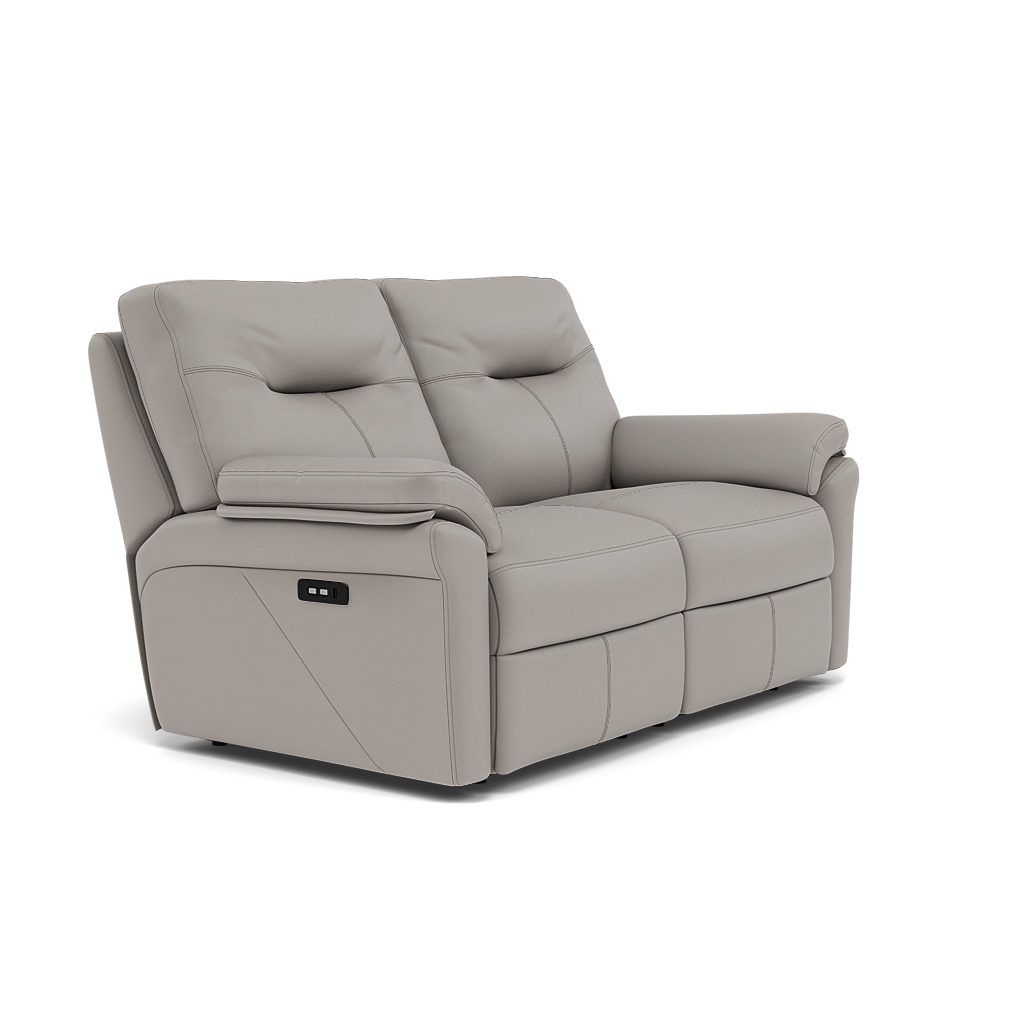 G Plan Seattle Large 2 Seater Recliner Sofa - 2.5 Seater Manual Double Recliner Grade L - Manual Recliner — L842 Cambridge Grey, gallery image 1