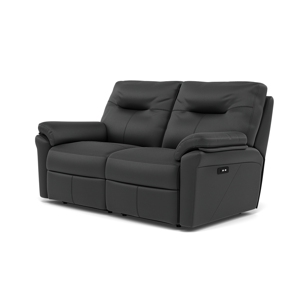 G Plan Seattle Large 2 Seater Recliner Sofa - 2.5 Seater Manual Double Recliner Grade L - Manual Recliner — L852 Cambridge Petrol Blue, gallery image 3