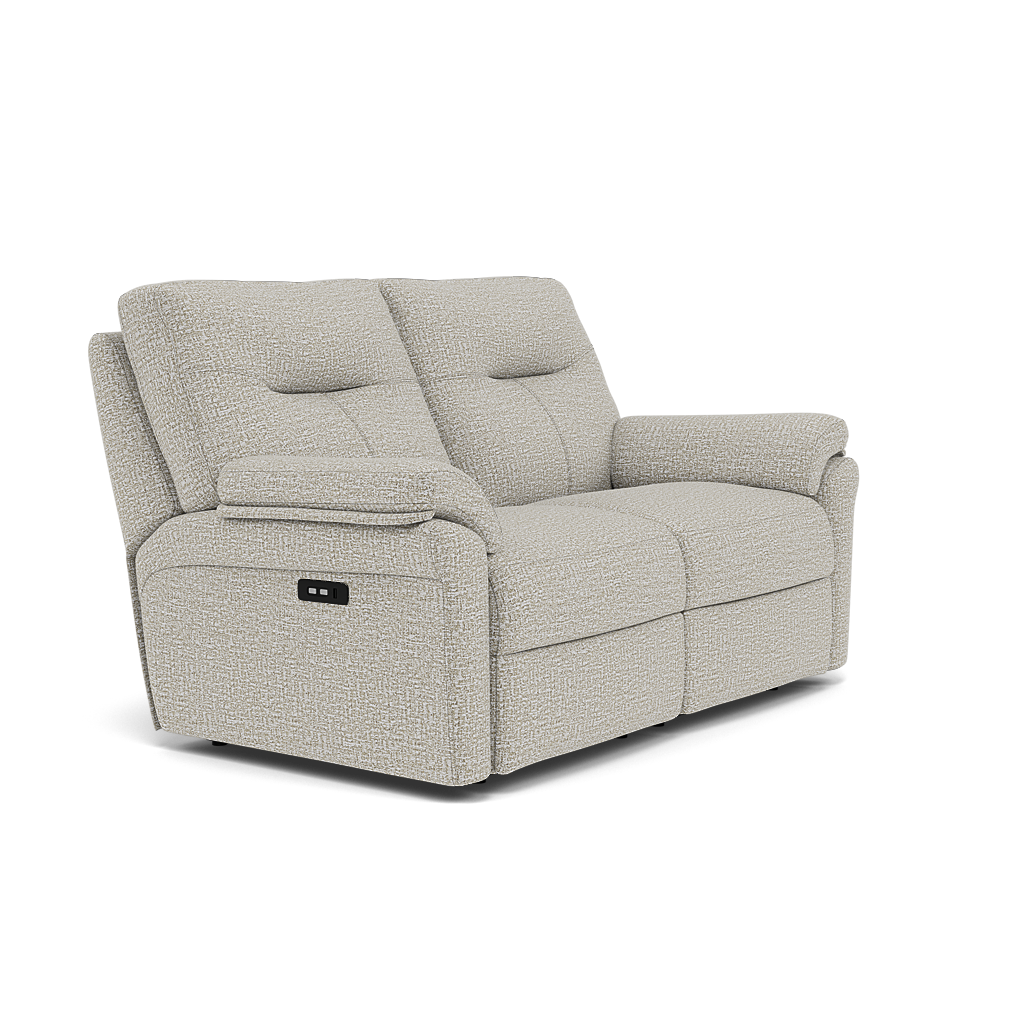 G Plan Seattle Large 2 Seater Recliner Sofa - 2.5 Seater Power Double Recliner with USB Grade B - Power Recliner with USB — B102 Shore Oatmeal, gallery image 1