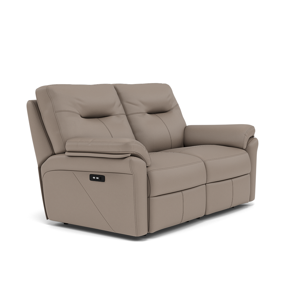 G Plan Seattle Large 2 Seater Recliner Sofa - 2.5 Seater Power Double Recliner with USB Grade H - Power Recliner with USB — H001 Oxford Mushroom, gallery image 1