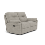 G Plan Seattle Large 2 Seater Recliner Sofa - 2.5 Seater Power Double Recliner with USB Grade W - Power Recliner with USB — W001 Loom Smoke, gallery image 1