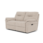 G Plan Seattle Large 2 Seater Recliner Sofa - 2.5 Seater Power Double Recliner with USB Grade W - Power Recliner with USB — W002 Loom Shale, gallery image 3