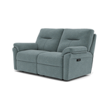 G Plan Seattle Large 2 Seater Recliner Sofa - 2.5 Seater Power Double Recliner with USB & Lumbar Grade B - Power Recliner with Lumbar Support & USB — B925 Waffle Marine, gallery image 3