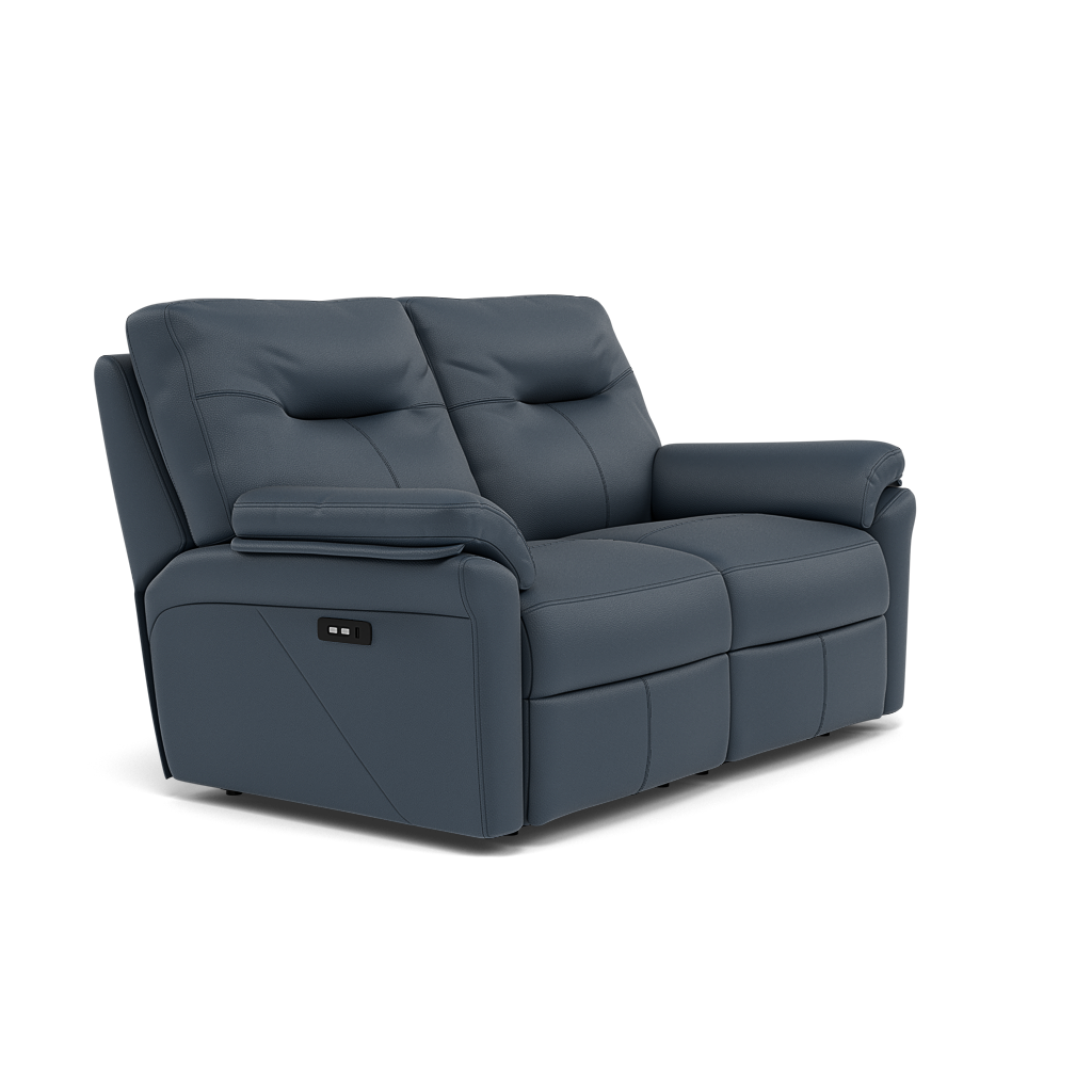 G Plan Seattle Large 2 Seater Recliner Sofa - 2.5 Seater Power Double Recliner with USB & Lumbar Grade L - Power Recliner with Lumbar Support & USB — L851 Cambridge Navy, gallery image 1