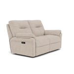 G Plan Seattle Large 2 Seater Recliner Sofa - 2.5 Seater Power Double Recliner with USB & Lumbar Grade W - Power Recliner with Lumbar Support & USB — W002 Loom Shale, gallery image 1